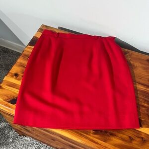 Vintage Ralph Lauren Red Mini Skirt
